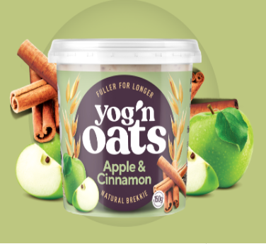 Yog'n Oats Apple & Cinnamon