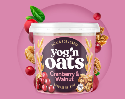 Yog'n Oats Cranberry & Walnut