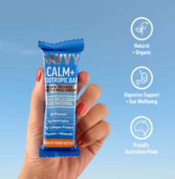 Saavy Nootropic Calm Bar Crunchy Peanut Butter