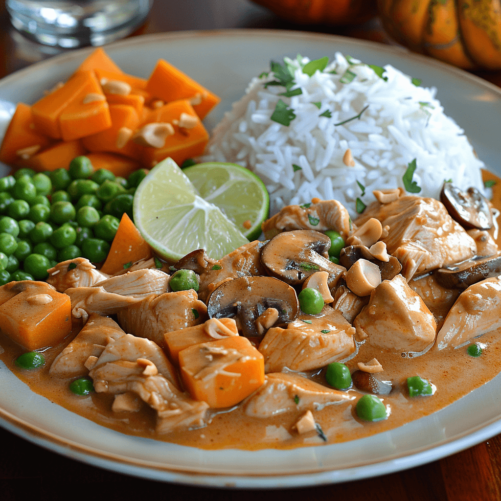 Penang Chicken Curry with Basmati Rice