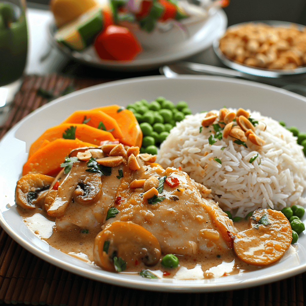 Penang Chicken Curry with Basmati Rice