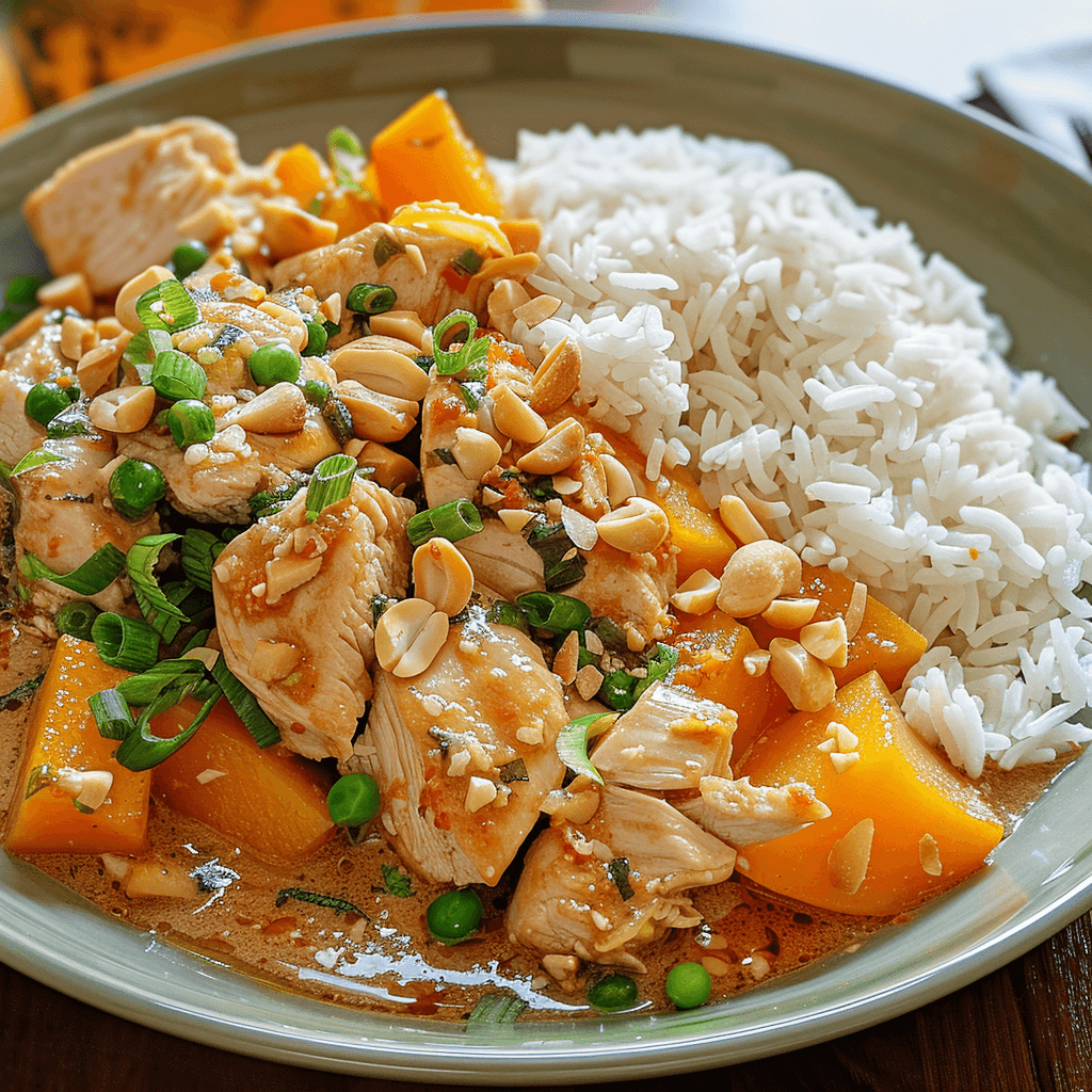 Penang Chicken Curry with Basmati Rice