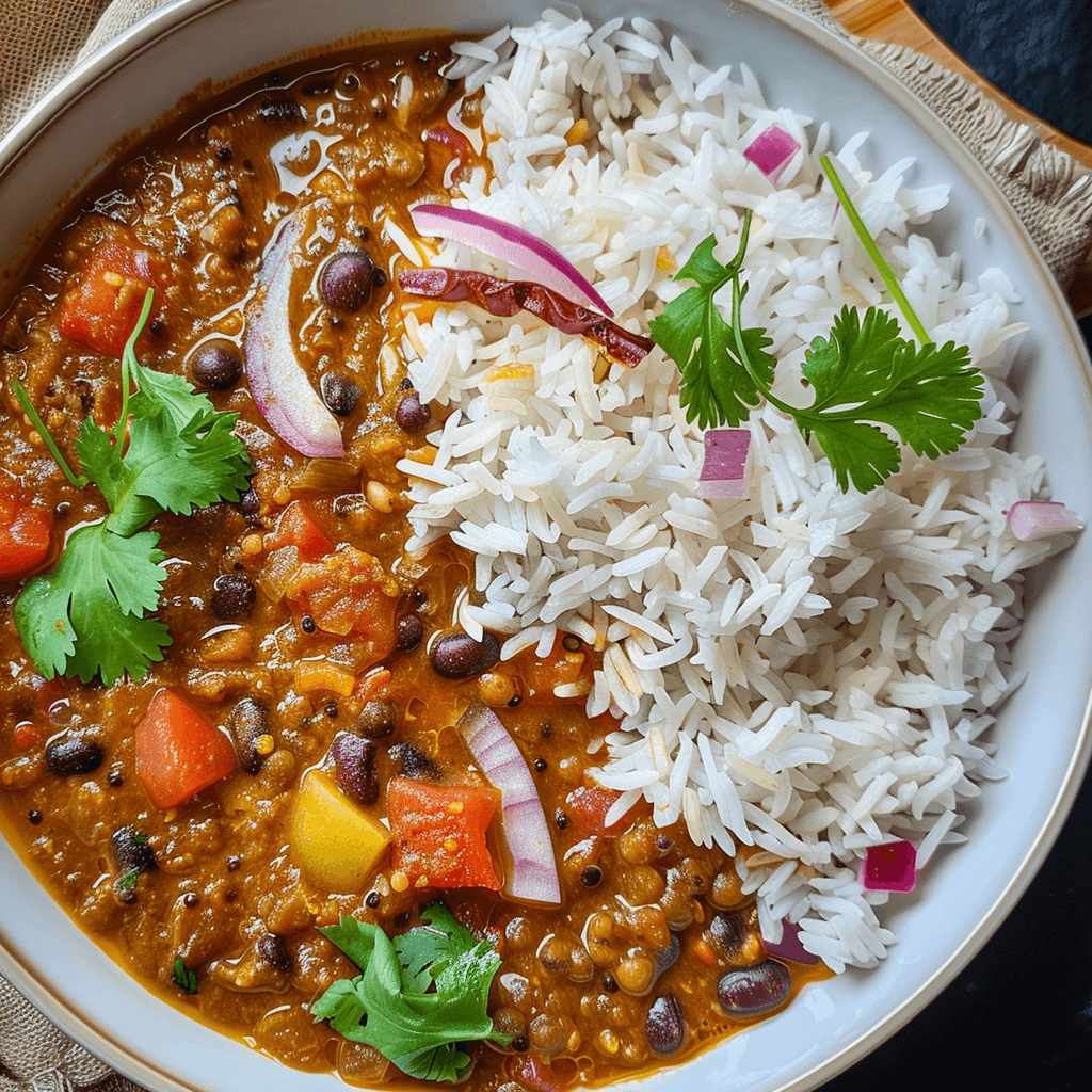 Daal Makhani with Jeera Rice